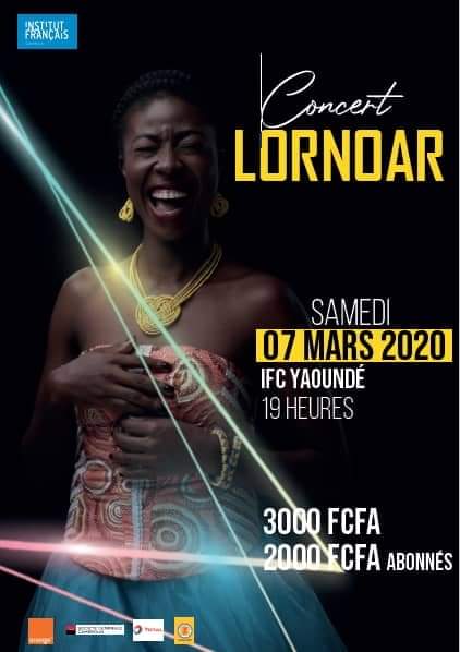 Concert LORNOAR le 07 Mars 2020 à l'IFC de Yaoundé Kamer ShowBook