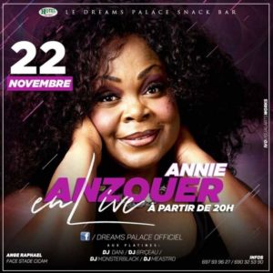Concert live Annie Anzouer