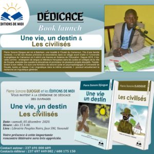 Dédicace des livres de Pierre Sonore Djiogue