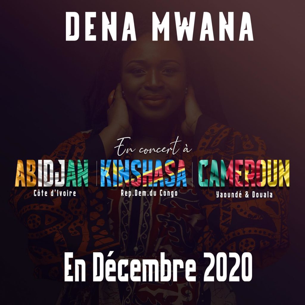 Dena Mwana en concert au Cameroon