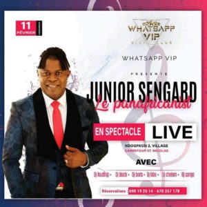 Junior Sengard en spectacle live