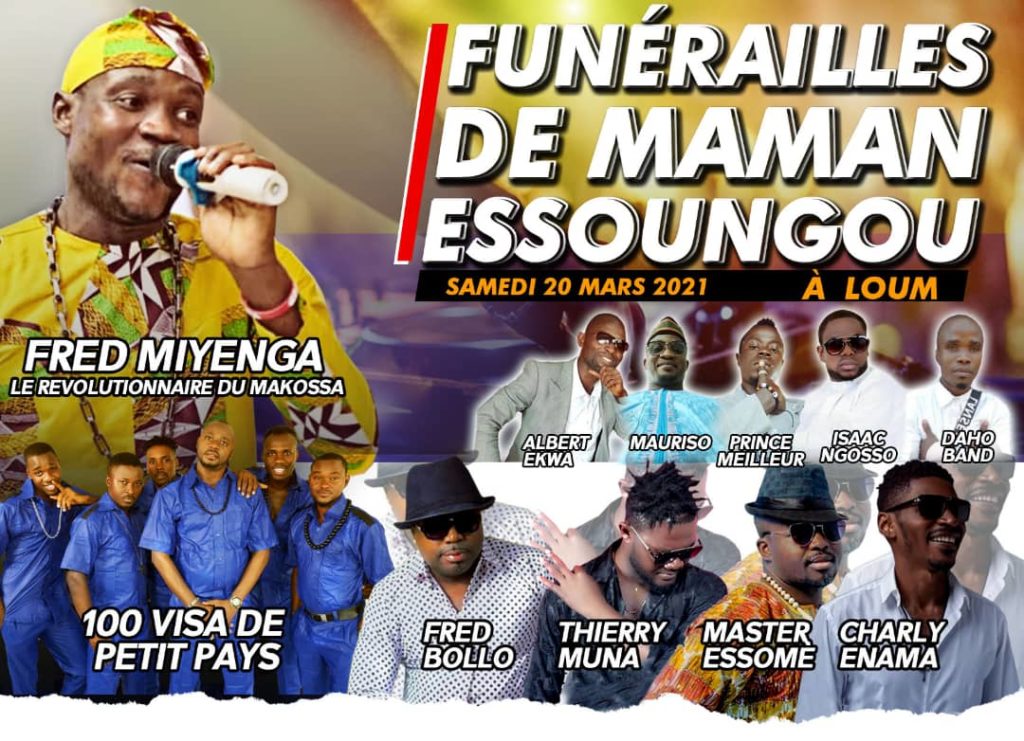 Fred Miyenga Funérailles de Maman Essoungou