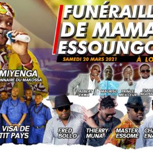 Fred Miyenga Funérailles de Maman Essoungou