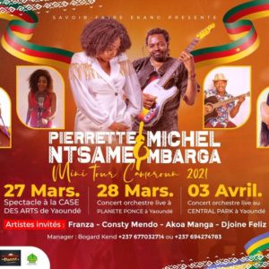 Pierrette Ntsamé et Michel Mbarga en concert au Cameroun