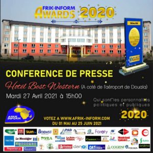 Conférence de presse Afrik Inform Awards 2020