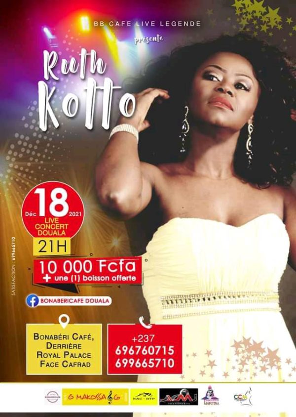 Ruth Kotto en concert live