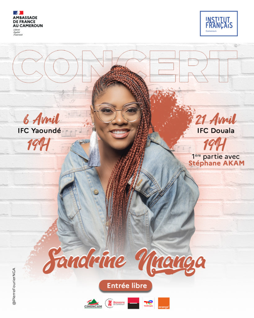 Affiche concert Sandrine Nnanga IFC Douala