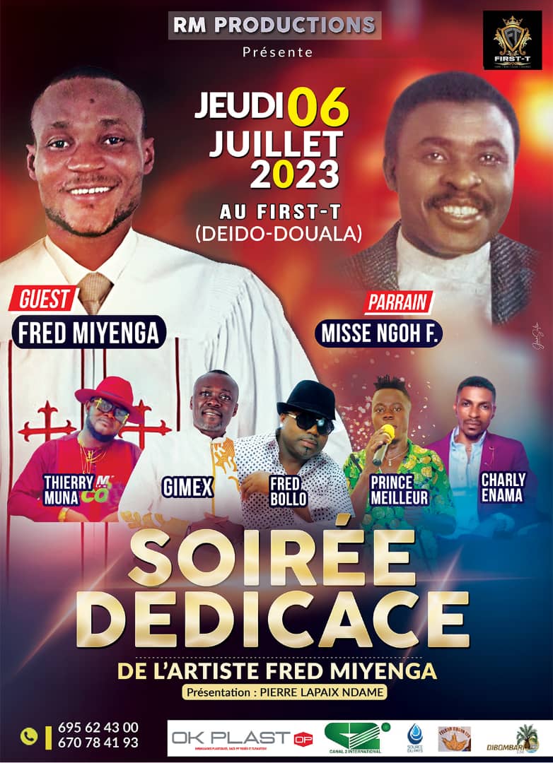 Soirée Dedicace Au First-T à Deido à Douala Le 6 Juillet 2023 | Kamer ...