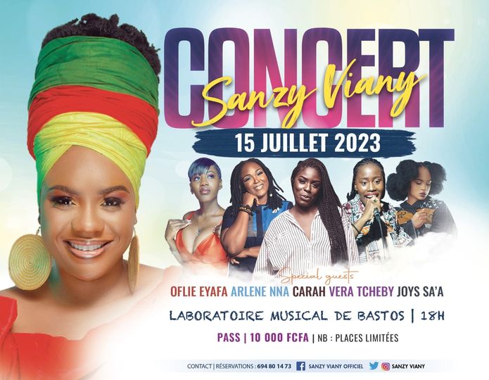 Sanzy Viany Concert 15 juin 23